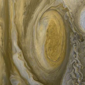 Imagen del huracán Gran Mancha de Júpiter