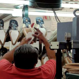 Los solventes en la producción de calzado