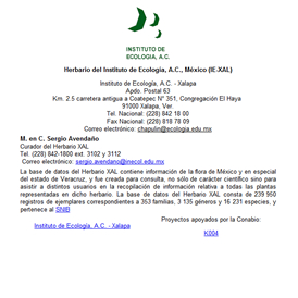 Herbario del INECOL